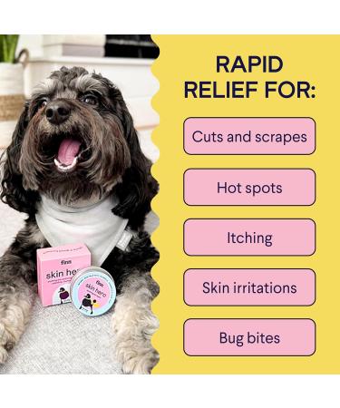 Finn Skin Hero - Revitalizing Natural Dog Skin Balm | Soothes Hot Spots Itching & Irritation | 1.75 oz - International Shipping Available - Buy Online on GoSupps.com