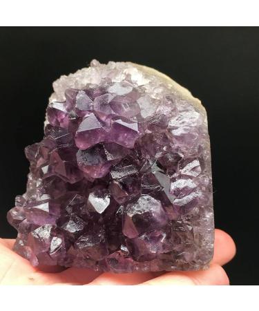 215g Natural Amethyst Quartz Specimen Raw Stones and Minerals Stone Mineral Specimen - Buy Online on GoSupps.com