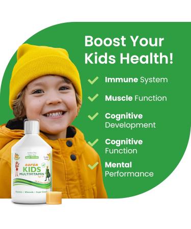 Multivitamin super kids from Swedish Nutra Vitamin A B C D E Calcium Magnesium Children - Buy Online on GoSupps.com