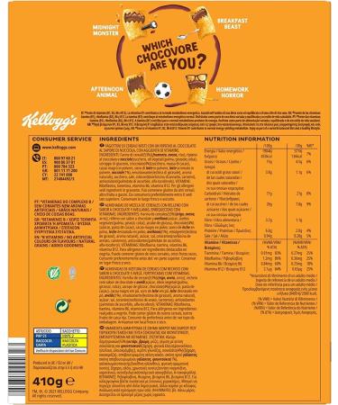 Kellogg's Krave Choco Nut Mixed Cereal with Chocolate Filling with Hazelnut Flavour and Vitamin Additive 410g Pack of 3 - Buy Online on GoSupps.com