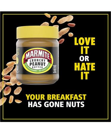 Marmite Crunchy Peanut Butter - 225g - Buy Online on GoSupps.com