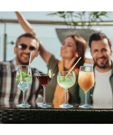 200 Bendable Disposable Drinking Straws - Flexible & Plastic - Straws Disposable for Parties & Events - Buy Online on GoSupps.com