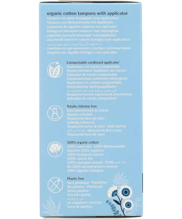 Natracare Organic Tampons - Eco-Friendly Chemical-Free & Biodegradable | Shop Now for International Shipping! - Buy Online on GoSupps.com