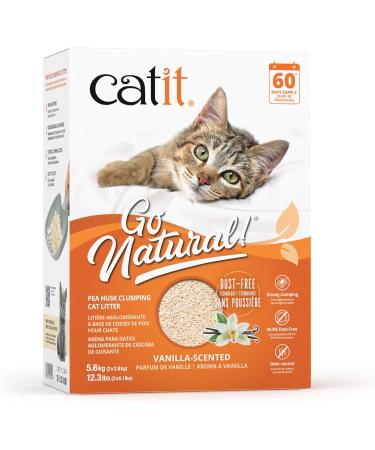 Catit Creamy Tuna Lickable Cat Treat - 50 Tubes - Mega Pack 750.00 g (Pack of 1) & Go Natural Pea Husk Clumping Cat Litter Vanilla 14 L Cat Treat + ANIMAL_LITTER P35060 - Buy Online on GoSupps.com