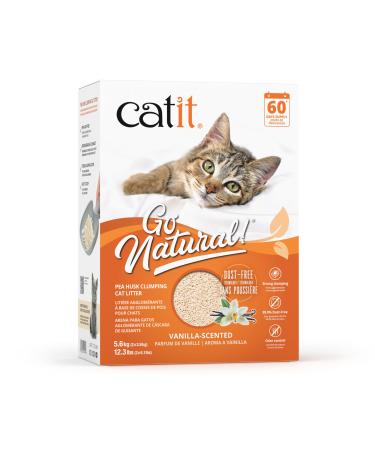 Catit Go Natural! Clumping Pea Pod Cat Litter Vanilla Scented 2 x 2.8kg (5.6Kg) - Buy Online on GoSupps.com