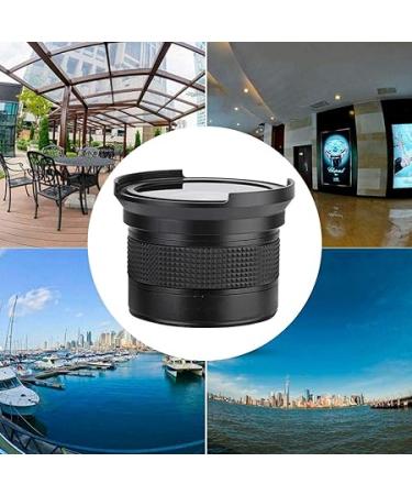 VBESTLIFE Fisheye Lens 58 mm 0.35X Fisheye Super Wide Angle Lens for SLR DSLR Camera Black - Buy Online on GoSupps.com
