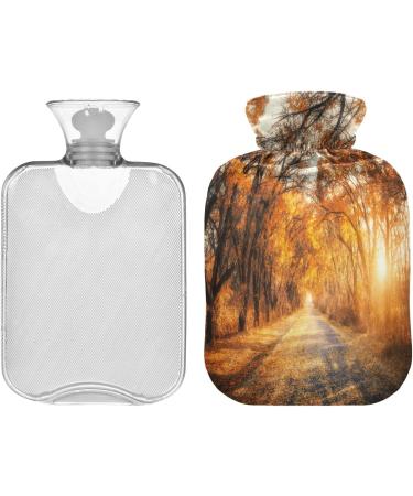 Buy Naanle 2L Hot Water Bottle - Autumn Forest Design for Pain Relief & Warmth | Ideal for Back Hand Foot & Neck Therapy - Buy Online on GoSupps.com