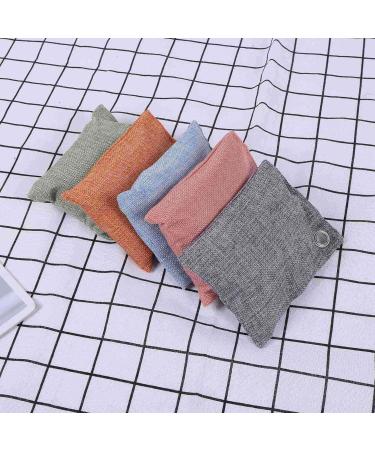 SilteD SilteD 5 Bag/Set Air Purifier Bag Car Home Bamboo Charcoal Dehumidifier Odor Remover Air Purifying Bag Natural Air Freshener Bags - Buy Online on GoSupps.com