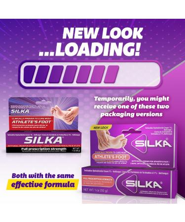 SILKA Anti-Fungal Cream 1 Oz - Clinical Foot Treatment Fluid - Buy Online on GoSupps.com