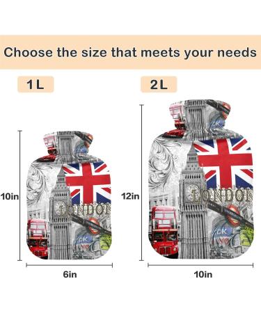 Buy Naanle London Big Ben 1L Transparent Hot Water Bottle | Hand Warmers & Pain Relief | Heat & Cold Therapy - Buy Online on GoSupps.com