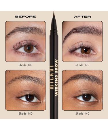 Milani Weekend Brow Eyebrow Tint 130 Medium Brown - Long-lasting Smudge-proof Eyebrow Makeup for Perfect Brows | International Shipping Available - Buy Online on GoSupps.com