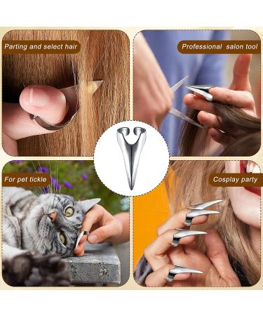 20 Pieces Adjustable Metal Hair Sectioning Rings for Braiding & Styling - Silver - Buy Online on GoSupps.com