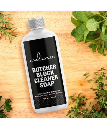 Culina Cutting Board Soap 12oz | Natural Castile Cleaner with Lemon & Orange Oils | 100% Safe for Butcher Block | International Shipping Available - Buy Online on GoSupps.com