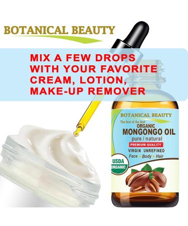 Botanical Beauty Organic MONGONGO OIL Manketti Seed Oil 100% Pure Natural Virgin Unrefined Cold-Pressed Carrier Oil for Face Skin Body Hair Lip Nails Rich in Vitamin E (0.5 Fl Oz 15 ml) - Buy Online on GoSupps.com