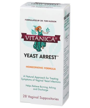 Vitanica Yeast Arrest 28 Vaginal Suppositories - Buy Online on GoSupps.com