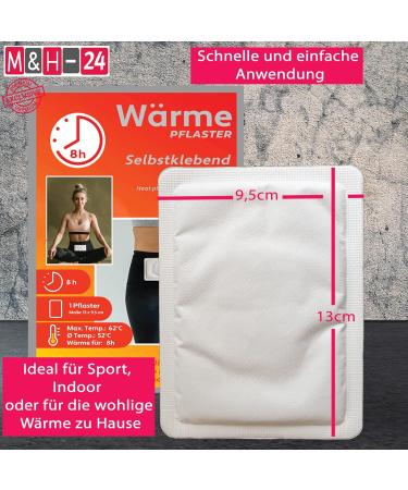 Self-Adhesive Heat Cushion for Neck & Shoulder Relief - 10-Pack 8H Body Warmer - Wellness Massage Patches - Buy Online on GoSupps.com