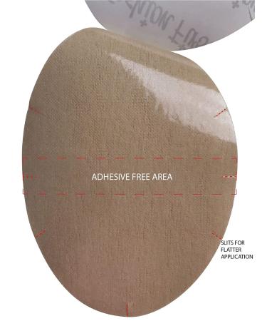 Garment Guard Cotton Underarm Sweat Pads - 10 Pairs Beige | Prevent Armpit Stains - Unisex Disposable Adhesive Guards - Buy Online on GoSupps.com