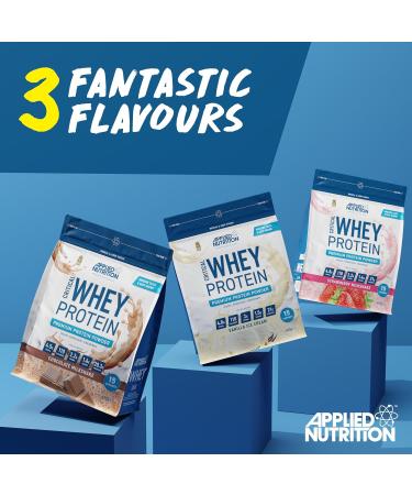Applied Nutrition Critical Whey Protein Powder 450g - High Protein Milkshake with BCAAs & Glutamine - Muscle Building Supplement - Vanilla Flavor - 15 Servings - Buy Online on GoSupps.com