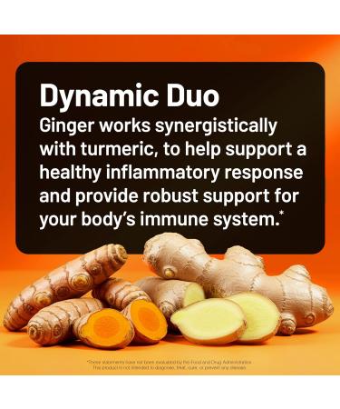 NatureWise Turmeric Curcumin + Ginger 2400 mg - Ultra High Curcuminoids 2100 mg - Turmeric Extract + Ginger - Extra Strength & Absorption - Vegan Non-GMO - 90 Count 30-Day Supply  - Buy Online on GoSupps.com