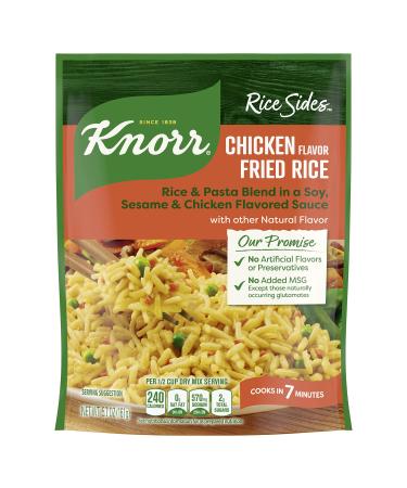 Knorr Rice Sides For a Tasty Rice Side Dish Chicken Fried Rice No Artificial Flavors, No Preservatives, No Added MSG 5.7 oz Chicken Fried 5.7 Ounce (Pack of 1)