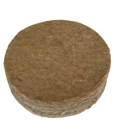 Supa Jute Canary Nesting Felt Size 5-Inch Pack of 10 Natural Fibre Mat That Makes A Warm Cosy And Safe Nest
