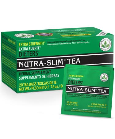 Extra Strength Dieters' Nutra-Slim Tea Triple Leaves Brand - 20 Tea Bags by FantasticTea