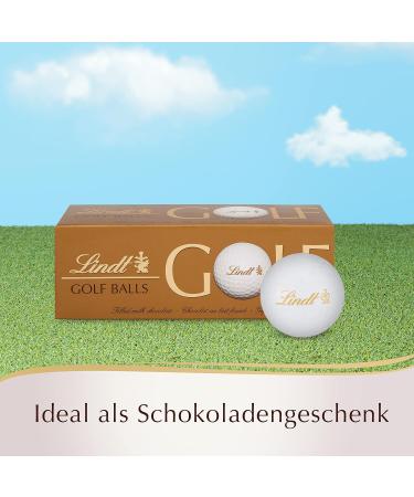 Lindt Chocolate Golf Balls - 110g | Gourmet Praline Gift for Golfers | Whole Milk Chocolate with Nougat & Waffle | Perfect Chocolate Gift - Buy Online on GoSupps.com