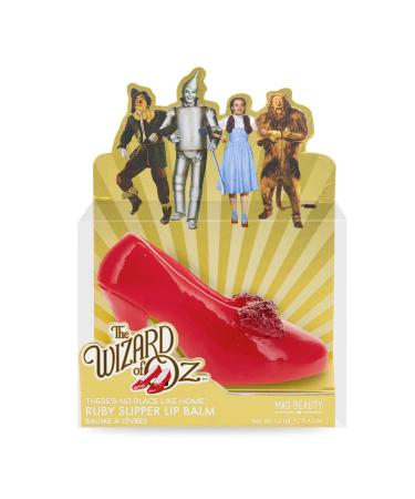 Mad Beauty Warner Brothers Wizard Of Oz Lip Balm | Ruby Slipper Design | Sweet Cherry Scent | 85th Anniversary Limited Edition | Moisturizing & Soothing