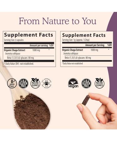 Real Mushrooms Vitamin D2 Zinc (120ct) and Chaga (120ct) with Reishi Bundle - Natural Support for Immune Strength and Digestive Health - Vegan Gluten Free Non-GMO Organic Mushroom Extracts - Buy Online on GoSupps.com