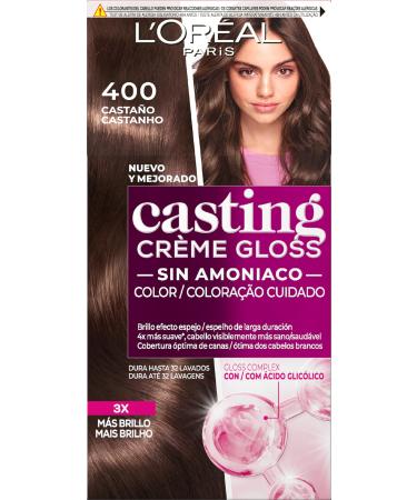 L'Oreal Casting Cream Gloss Coloration Cheveux - Couleur: 400 brun