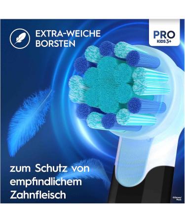 Oral-B Pro Kids Cars Electric Toothbrush | Children's Electric Toothbrush with Sensitive Mode Extra Soft Bristles & 4 Stickers | Perfect for Ages 3+ | Red/Blue - 1 Pack - Buy Online on GoSupps.com