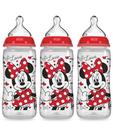 NUK Disney Baby Bottle  Minnie Mouse  3 Count (Pack of 1)