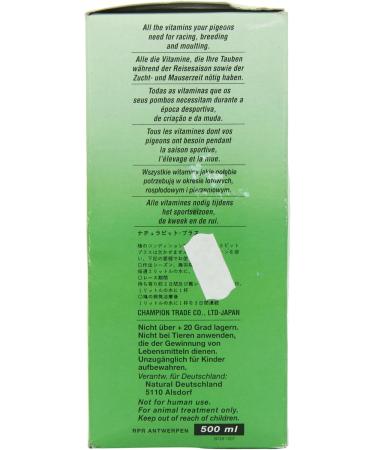 Naturavit Plus (Liquid Multi-Vitamin) 500ml - Natural Pigeons - Buy Online on GoSupps.com