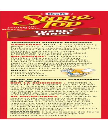 Stove Top Turkey Stuffing Mix 120g (Pack of 12) 120 g (Pack of 12) Turkey - Buy Online on GoSupps.com