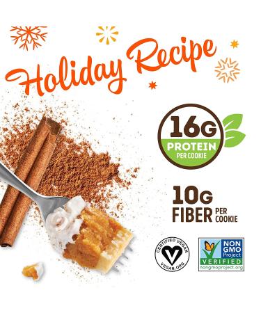 Lenny & Larry's Pumpkin Spice Complete Cookie - 16g Plant Protein, Vegan, Non-GMO - 4oz (Pack of 12) - Buy Online on GoSupps.com