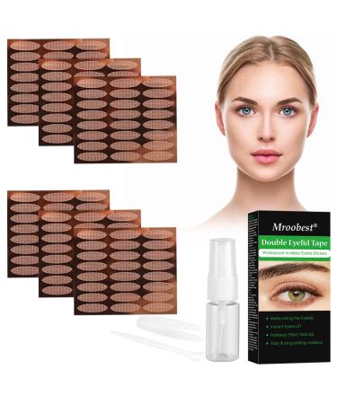 288 pieces of slide stripes loophola tapes eyelid stripes double-sided eyelid tapes invisible immediate eyelash for bumps/drops/hood lider with tweezers fork size: l 288pcs-L