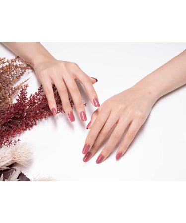 DANNI & TONI Camellia Semi-Cured Gel Nail Strips - Glossy Nail Wraps (28 Stickers) - Buy Online on GoSupps.com