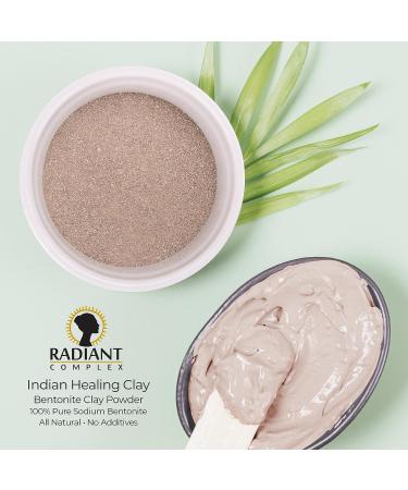 Sodium Bentonite Clay Powder - Indian Healing Clay - 100% Pure - DIY Clay Face Mask - 5 lbs - Buy Online on GoSupps.com