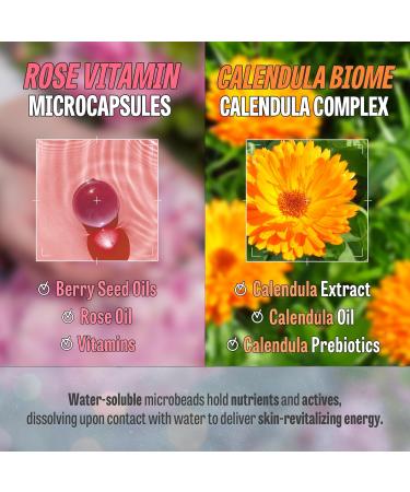 MAXCLINIC K-Beauty Rose Vitamin + Calendula Biome Oil Foam Gift Set | Daily Face Wash Oil Based Cleanser to Foam | Korean Skin Care Oil Cleanser for Dry Sensitive Skin - Buy Online on GoSupps.com