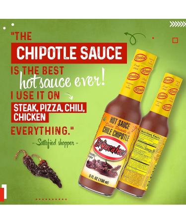 El Yucateco Chipotle Sauce 150ml (Pack 3) / Mexican Chipotle Hot Sauce Chipotle Chilli Pepper Spicy Salsa Dip for Tacos Nachos Meat Marinade - Buy Online on GoSupps.com