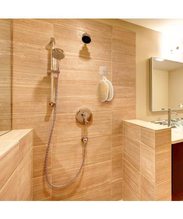 olyee Natural Loofah 4 Pack Exfoliating Sponge Face Wash Pads Body Loofah Skin Bath Loofah Back Scrubber Luffa and Terry Cloth Hang Biodegradable Shower Sponges for Adults Women Men - Buy Online on GoSupps.com