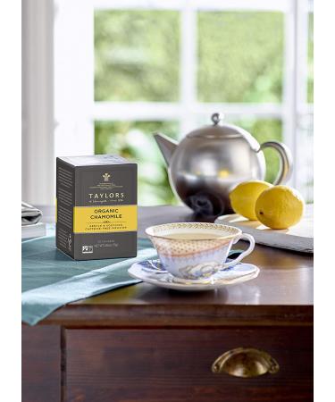Taylors of Harrogate Organic Chamomile Herbal Tea, 50 Teabags - Buy Online on GoSupps.com