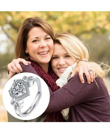 Stunning Open Heart Mouth-Ring Design | Multicolor Flashing Day Ring for Women - Perfect for Mother s Day & Carnival - One Size Fits All - Buy Online on GoSupps.com