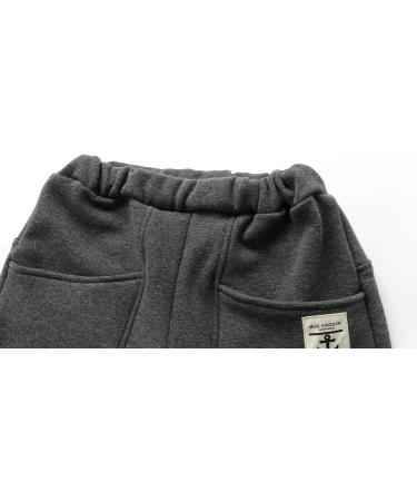 Mud Kingdom Little Boys Fleece Pants | 4 Years | Anchor Gray | Warm Winter Tight Fit - Buy Online on GoSupps.com