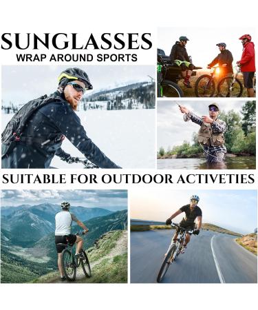 Jostift 3-Piece Sports Sunglasses Set | Polarized Bicycle & Running Glasses for Men & Women - Shop Internationally! - Buy Online on GoSupps.com