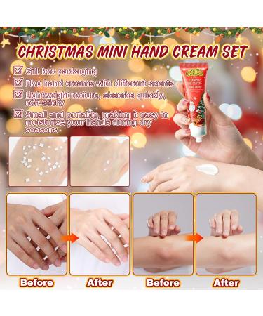 BROEYOUE Hand cream for Christmas 5piece set of hand cream for moisturizing and caring for your hands suitable for dry hands and feet 5 x 30 g - Buy Online on GoSupps.com