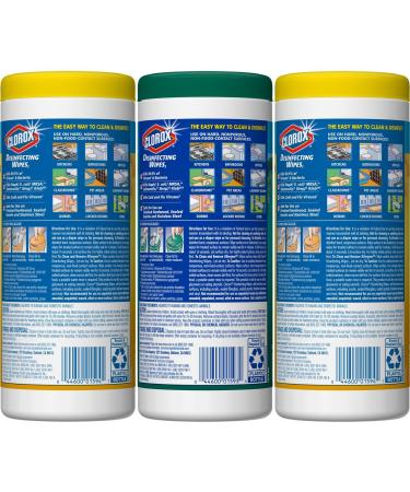CloroxPro Disinfecting Antibacterial Wipes Value Pack  Healthcare Cleaning and Industrial Cleaning  Clorox Disinfectant Wipes  Crisp Lemon and Fresh Scent Variety Pack  35 Count (Pack of 3) - 30112 - Buy Online on GoSupps.com