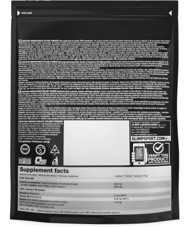 Olimp Sport Nutrition Creatine Monohydrate Xplode Powder 500g - Orange Flavor | Buy Best Performance Supplement Online - Buy Online on GoSupps.com