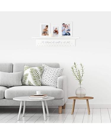 Medal Hanger & Trophy Shelf & Ribbon Holder for Girls - 2FT Simple Design Rack with Strong Hooks - Displaying Awards from Sports with Motivational Phrase - Buy Online on GoSupps.com