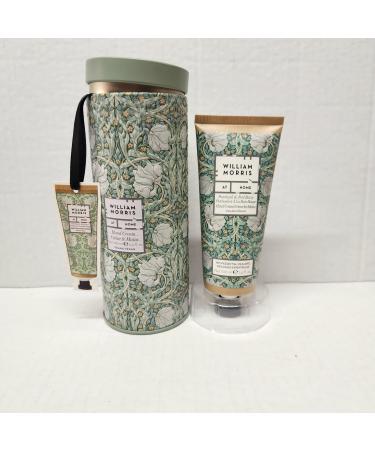 Heathcote & Ivory William Morris Patchouli & Red Berry Hand Cream Wild Tulip Tin 3.4oz